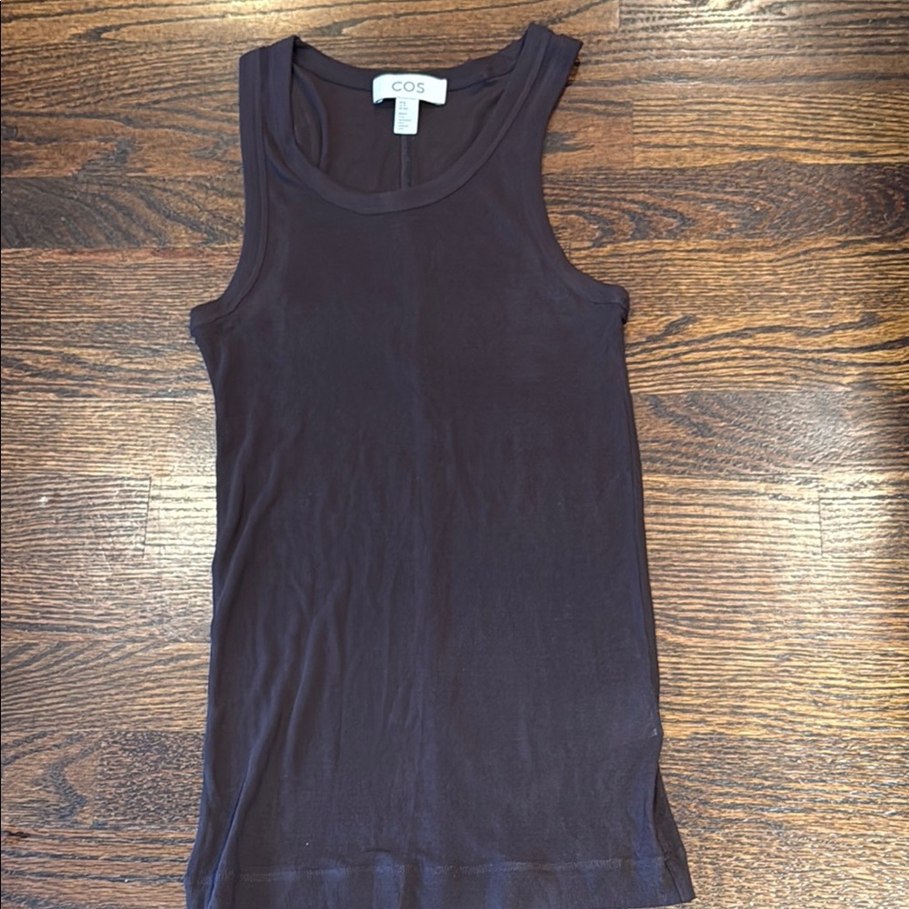 COS Women's Dark Brown Tank Top
